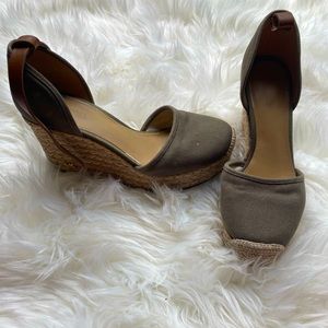 Michael Kors Olive Espadrille Wedges